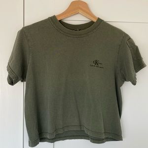 🟩Calvin Klein vintage cropped tee🟩